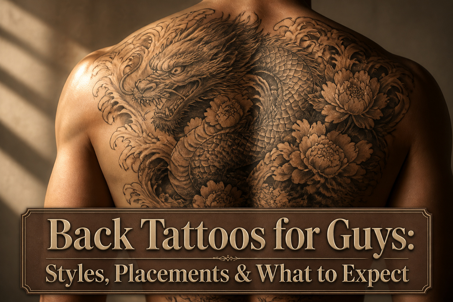 Various back tattoos displayed on different models.